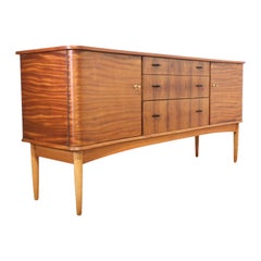 Mid Century Modern Vintage Teak Sideboard Credenza by Wrighton Danish Style