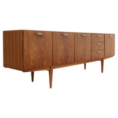 Mid Century Modern Vintage Teak Sideboard Credenza by Wrighton