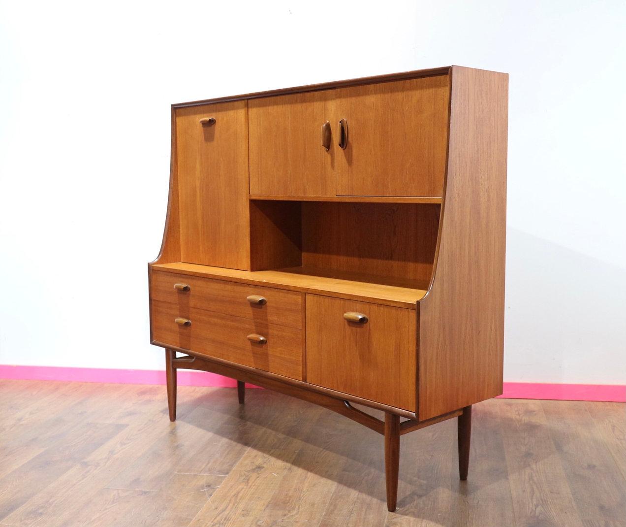 Große Vintage-Anrichte aus Teakholz von G Plan im dänischen Stil, Mid-Century Modern (Moderne der Mitte des Jahrhunderts)