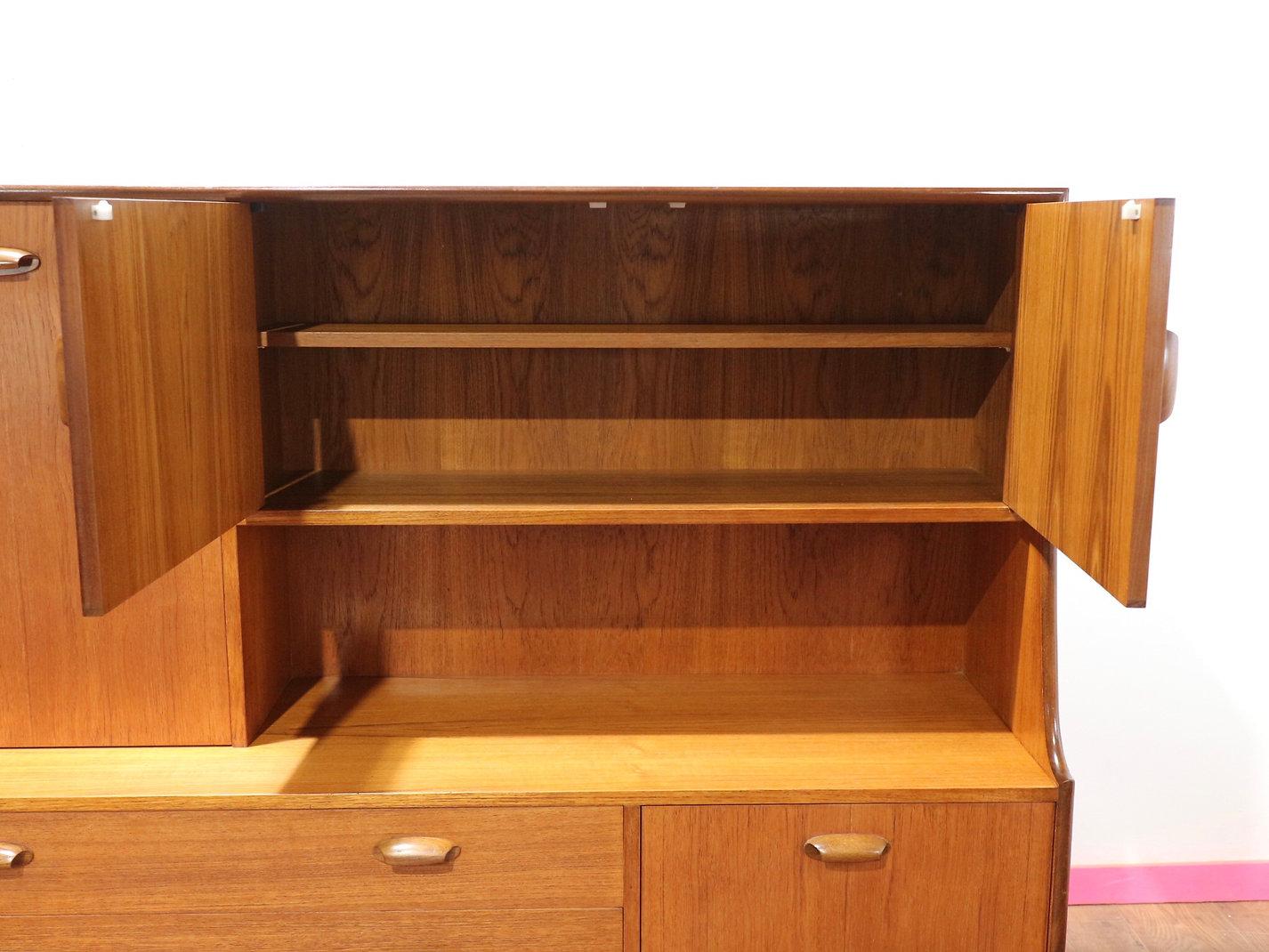 Große Vintage-Anrichte aus Teakholz von G Plan im dänischen Stil, Mid-Century Modern 1
