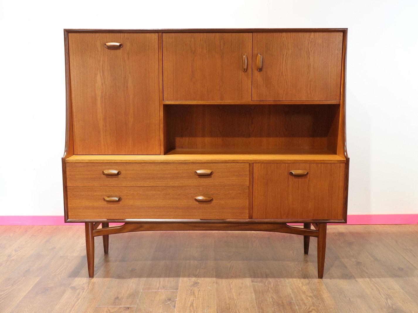 Große Vintage-Anrichte aus Teakholz von G Plan im dänischen Stil, Mid-Century Modern 3