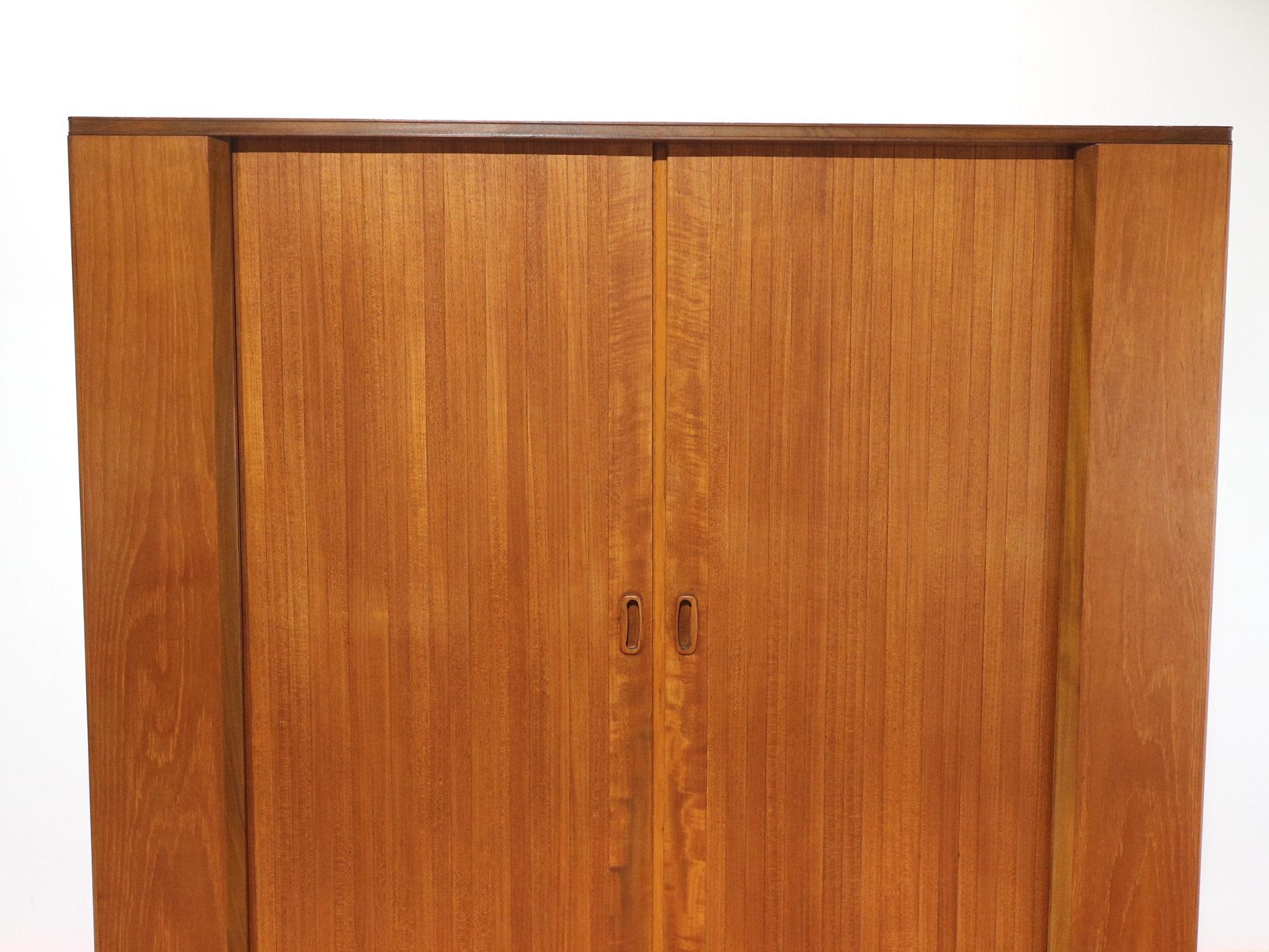 Mid Century Modern Vintage Teak Triple Armoire Wardrobe by Austinsuite 7