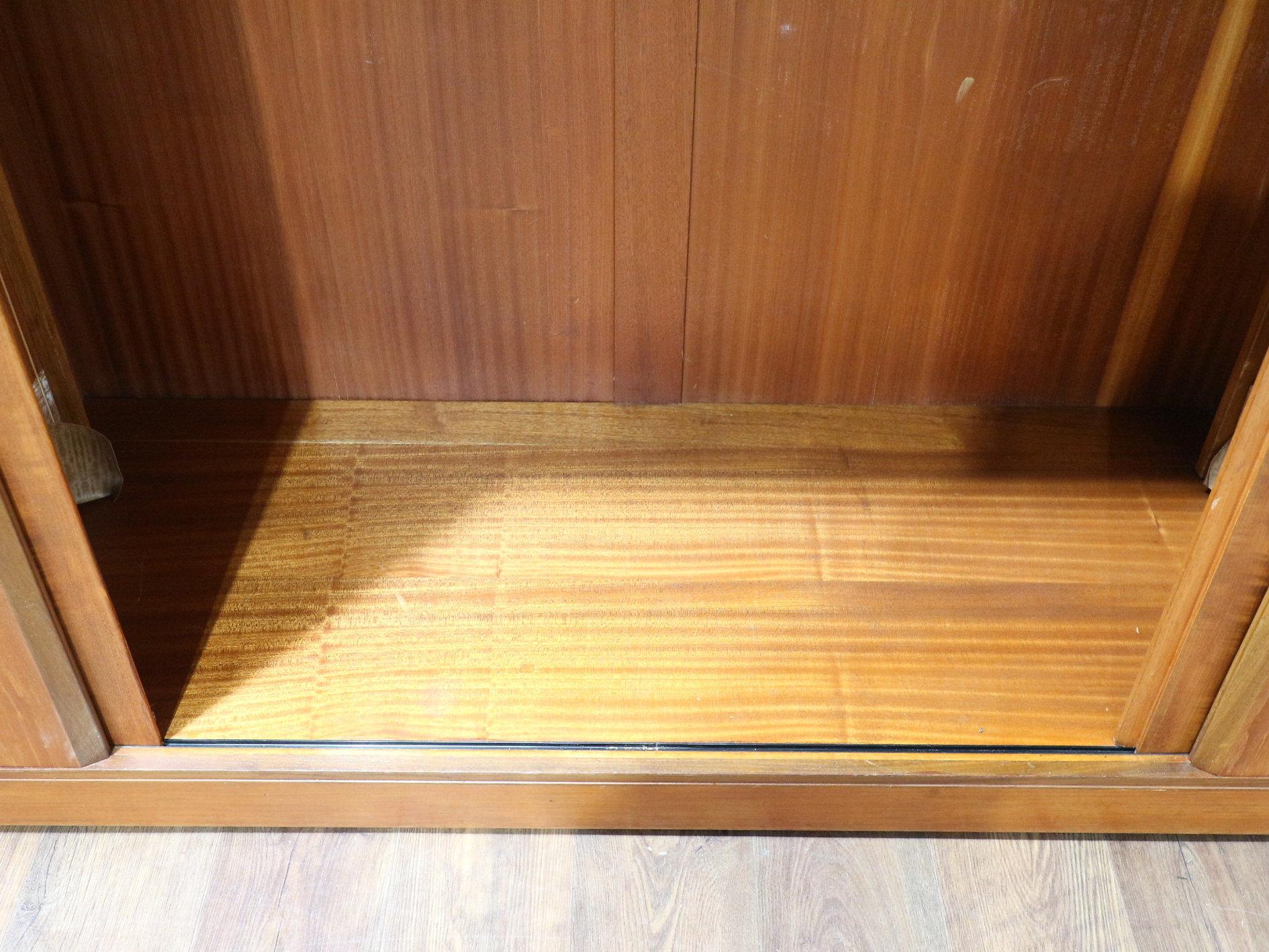 Mid Century Modern Vintage Teak Triple Armoire Wardrobe by Austinsuite 1