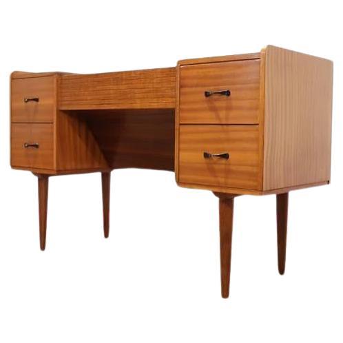 Mid Century Modern Vintage Teak Vanity Desk by Austinsuite