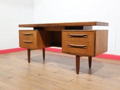 Mid Century Modern Vintage Teak Vanity Dresser by G Plan Danish Style