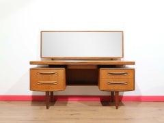 Mid Century Modern Vintage Teak Vanity Dresser by G Plan Danish Style