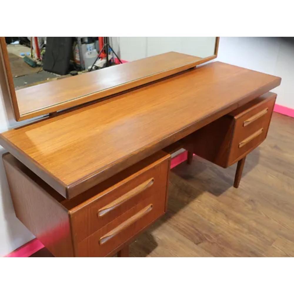 Mid Century Modern Vintage Teak Vanity Dressing Table by G Plan 4