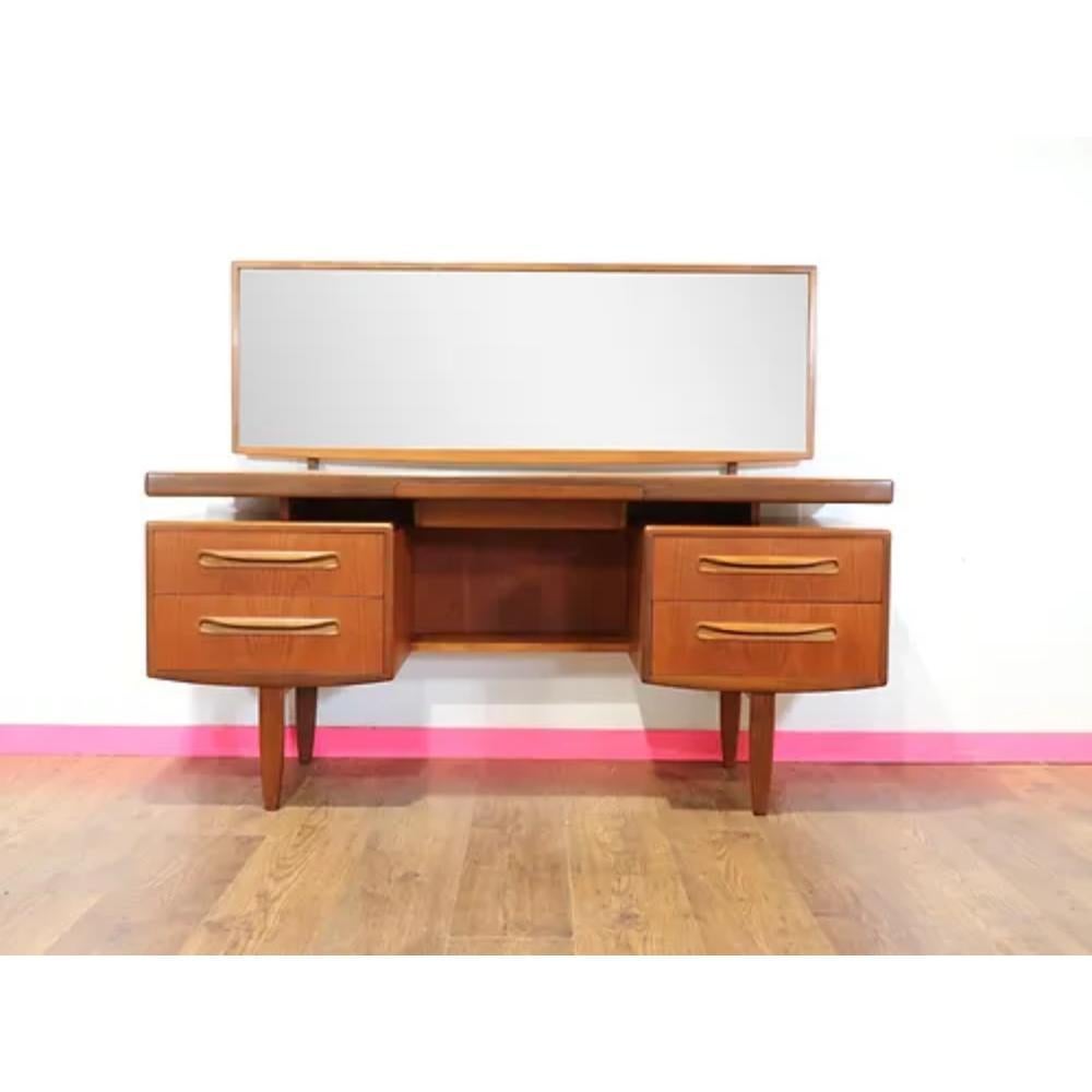 Mid Century Modern Vintage Teak Vanity Dressing Table by G Plan For Sale 7