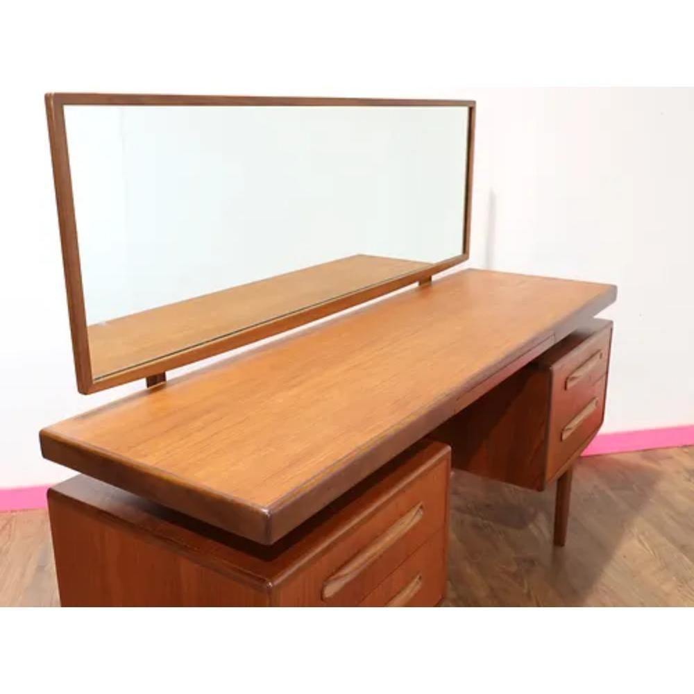Mid Century Modern Vintage Teak Vanity Dressing Table by G Plan 2