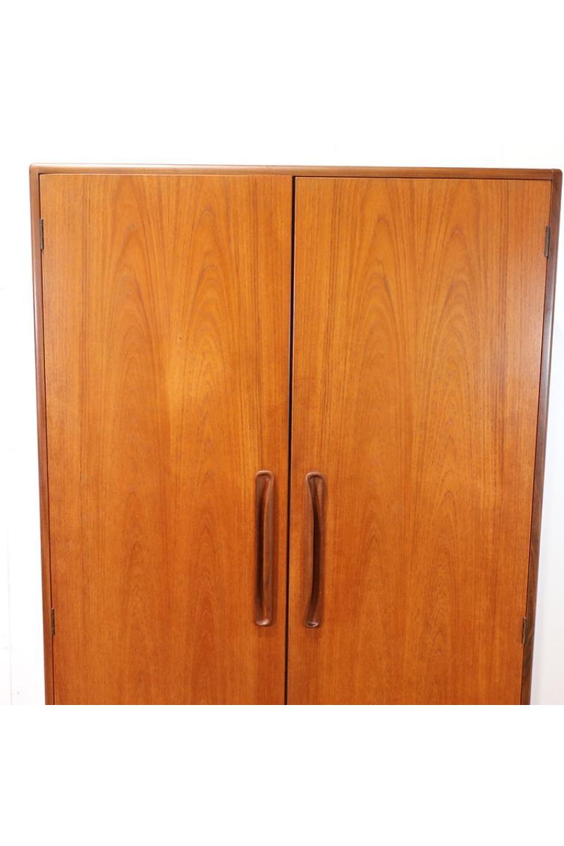 Mid-Century Modern Mid Century Modern VIntage Teak Vintage Armoire Wardrobe by G Plan