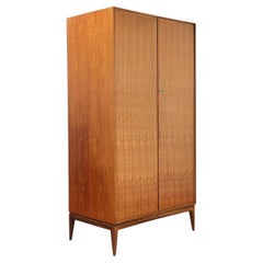 Mid Century Modern Vintage Teak Wardrobe Armoire by Mcintosh Danish Style