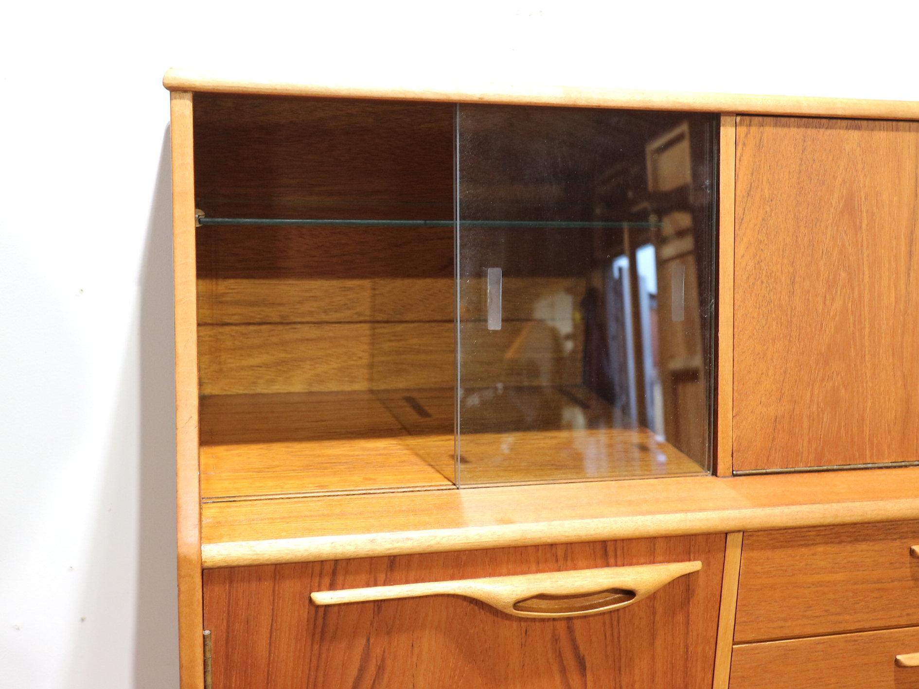 Mid Century Modern Vintage TeakBuffet Crednza Sideboard by Jentique Danish Style 5