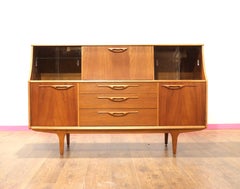 Crédence en teck buffet vintage mi-siècle moderne par Jentique, style danois