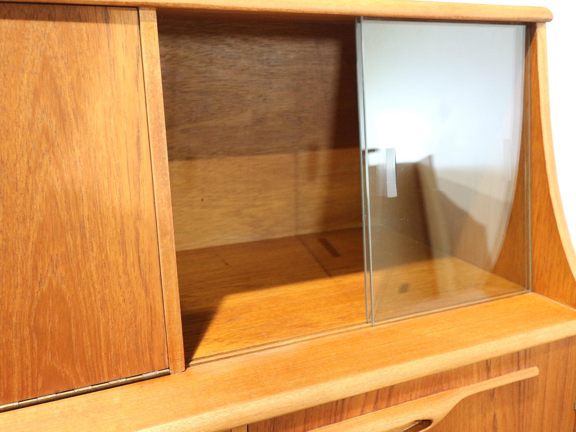 Mid Century Modern Vintage TeakBuffet Crednza Sideboard by Jentique Danish Style 2