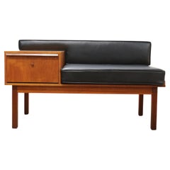 Mid Century Modern Vintage Telephone End Table by Chippy Heath Danish Style