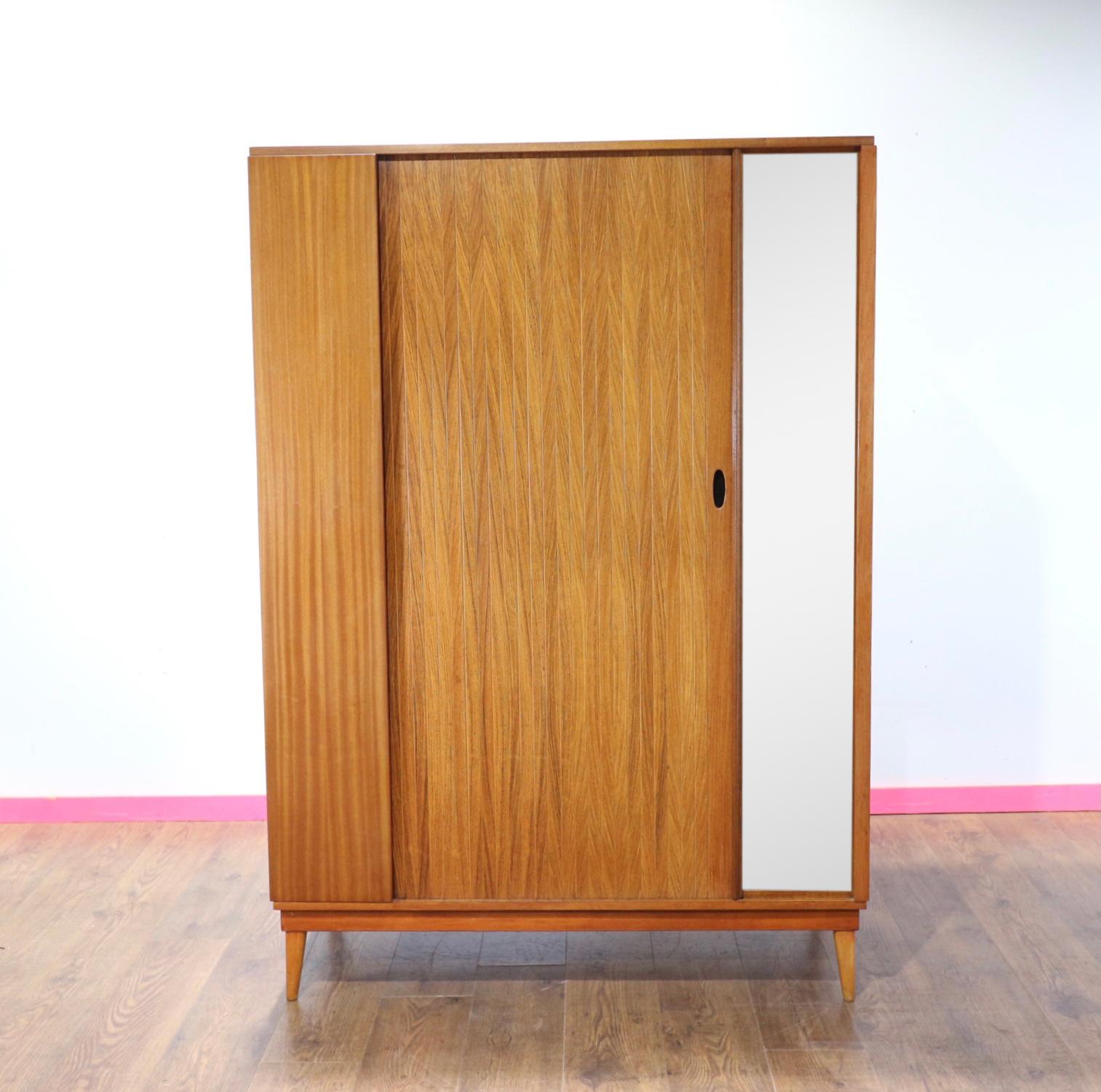 Mid Century Modern Vintage Triple Armoire by Austinsuite Danish Style 3