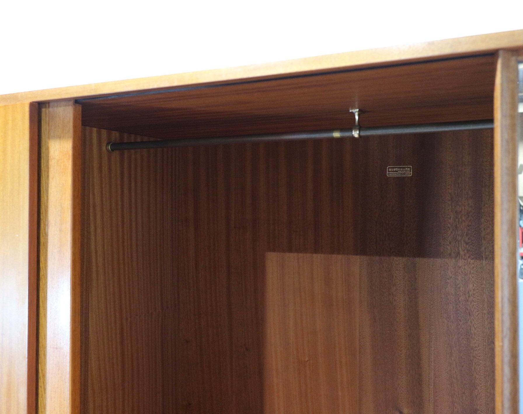Mid-Century Modern Mid Century Modern Vintage Triple Armoire by Austinsuite Danish Style