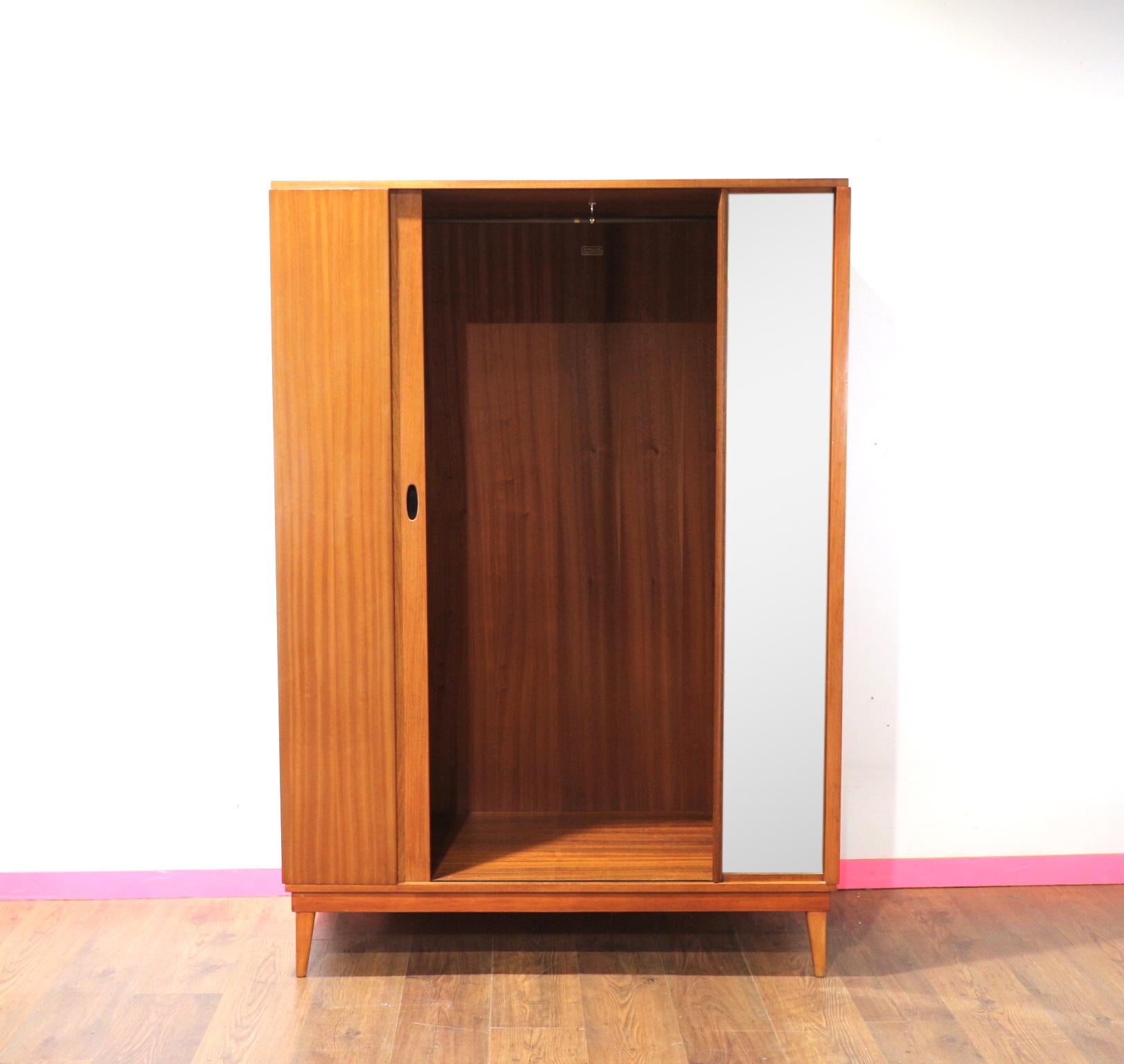Mid Century Modern Vintage Triple Armoire by Austinsuite Danish Style 1