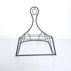 Vintage Patio Tubular Iron Rocker Chair after John Risley