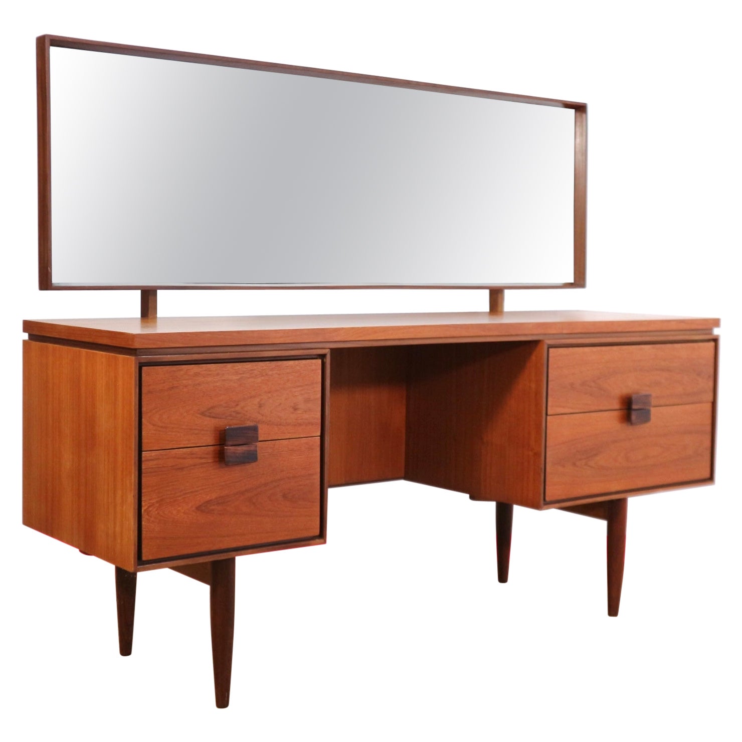 Mid-Century Modern Vintage Vanity Desk by lB Kofod Larsen for G Plan Danish