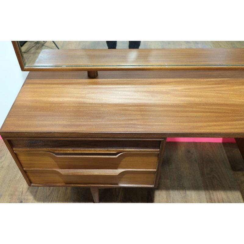 Woodwork Mid Century Modern Vintage Vanity Desk by White and Newton Danish Style