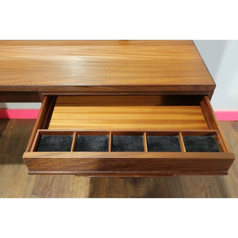 20th Century Mid Century Modern Vintage Vanity Desk by White and Newton Danish Style