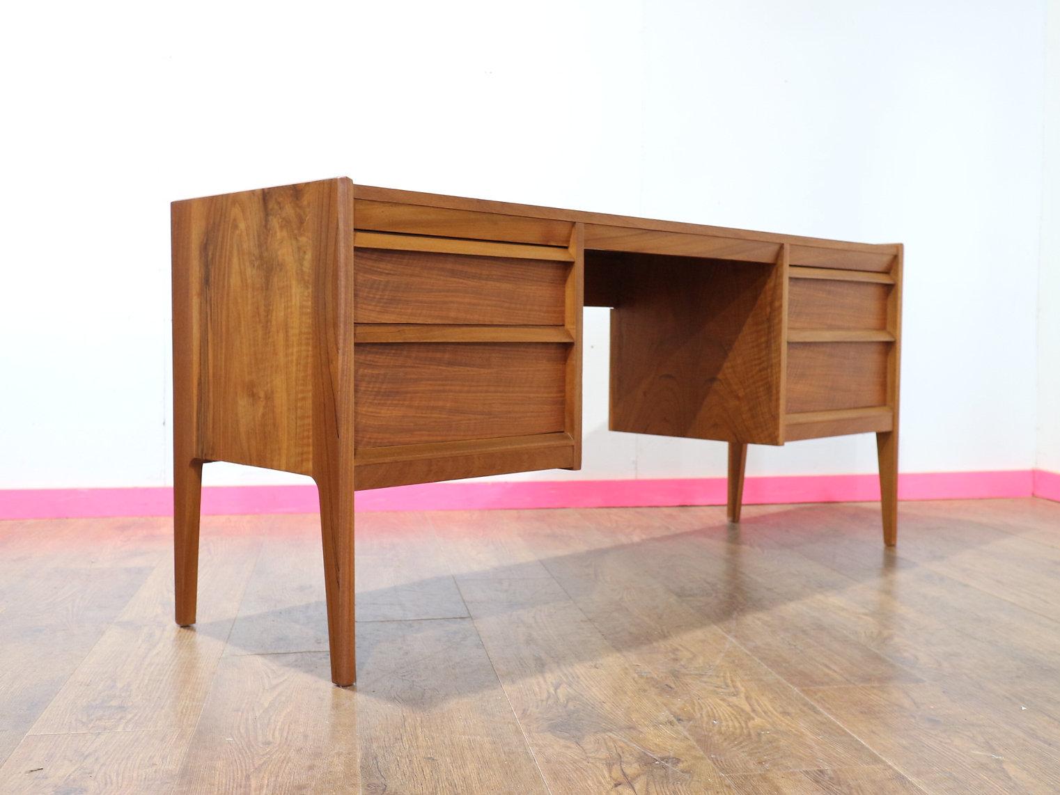 20th Century Mid Century Modern Vintage Vanity Desk by Younger Danish Style