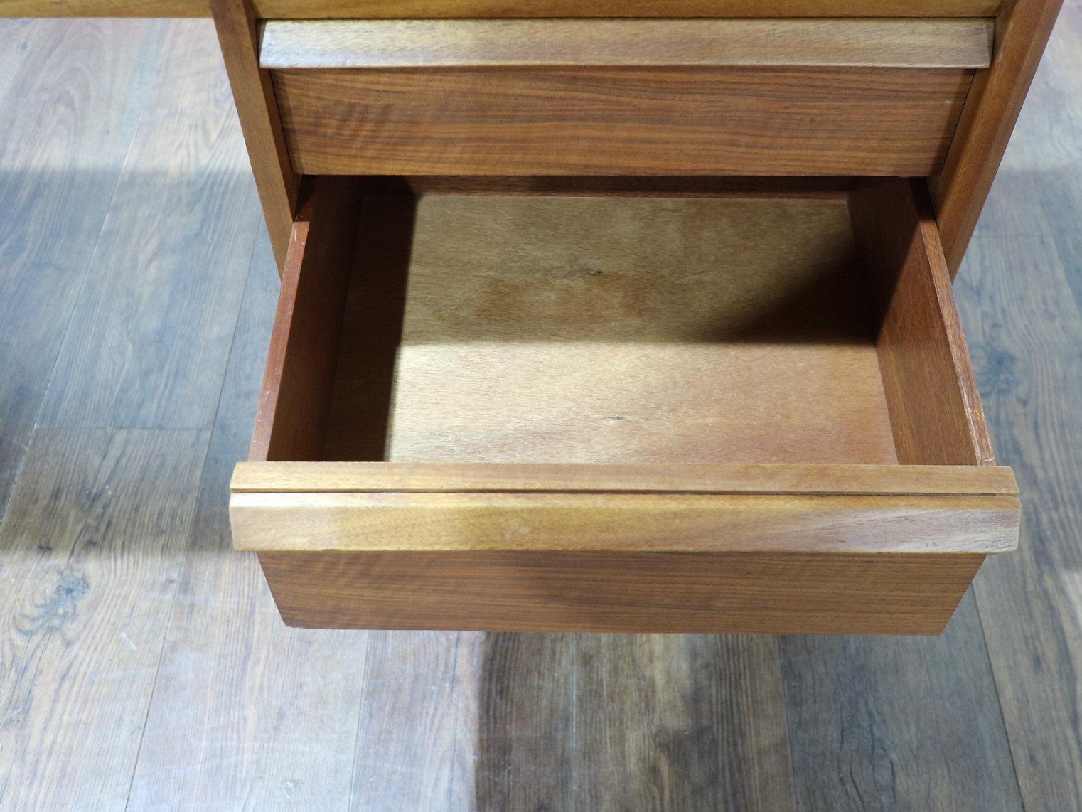 Mid Century Modern Vintage Vanity Desk by Younger Danish Style 1