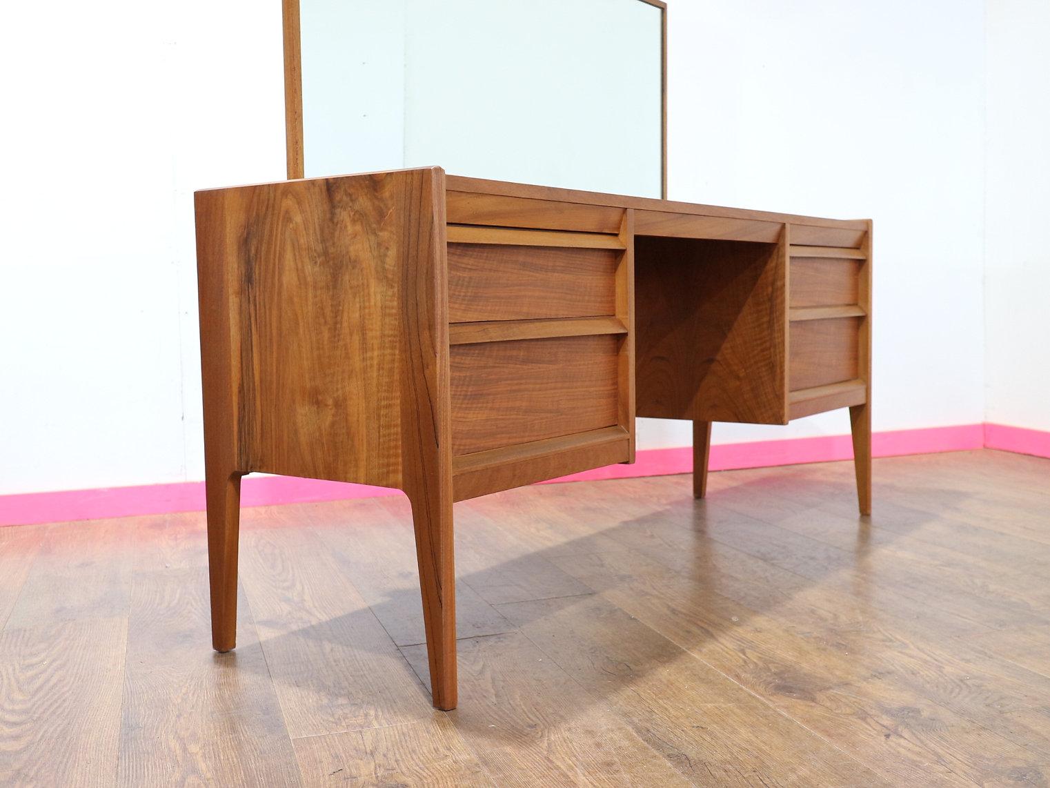 Mid Century Modern Vintage Vanity Desk by Younger Danish Style 2