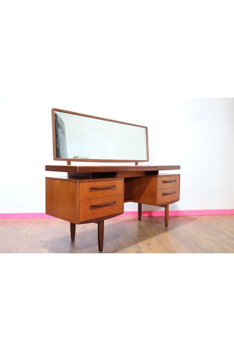 20th Century Mid Century Modern Vintage Vanity Table Desk By Victor Wilkins For G Plan Danish