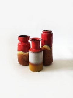 Ensemble de trois vases vintage 'Rothko', Allemagne, années 1970