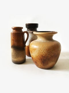 Ensemble de trois vases vintage 'Rothko', Allemagne, années 1970