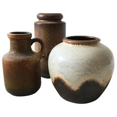 Mid-Century Modern Vintage Vase Collection 'Rothko' Set of Three, Germany, 1970s