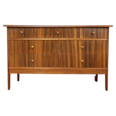 Mid Century Modern Vintage Walnut Dresser by Vanson Danish Style