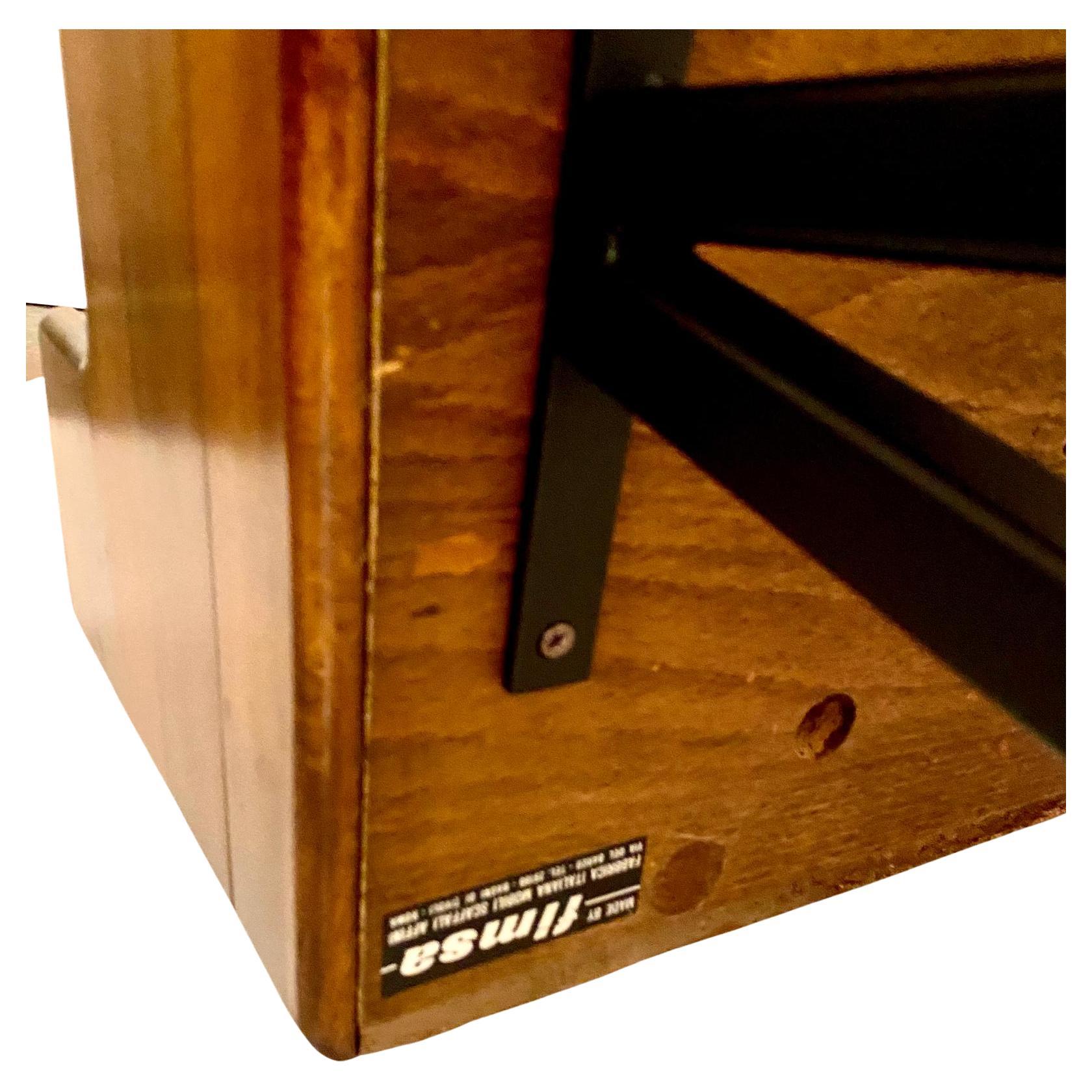 Tavolo consolle in legno vintage del Mid Century Modern, Fimsa Italia, anni '60 in vendita 4