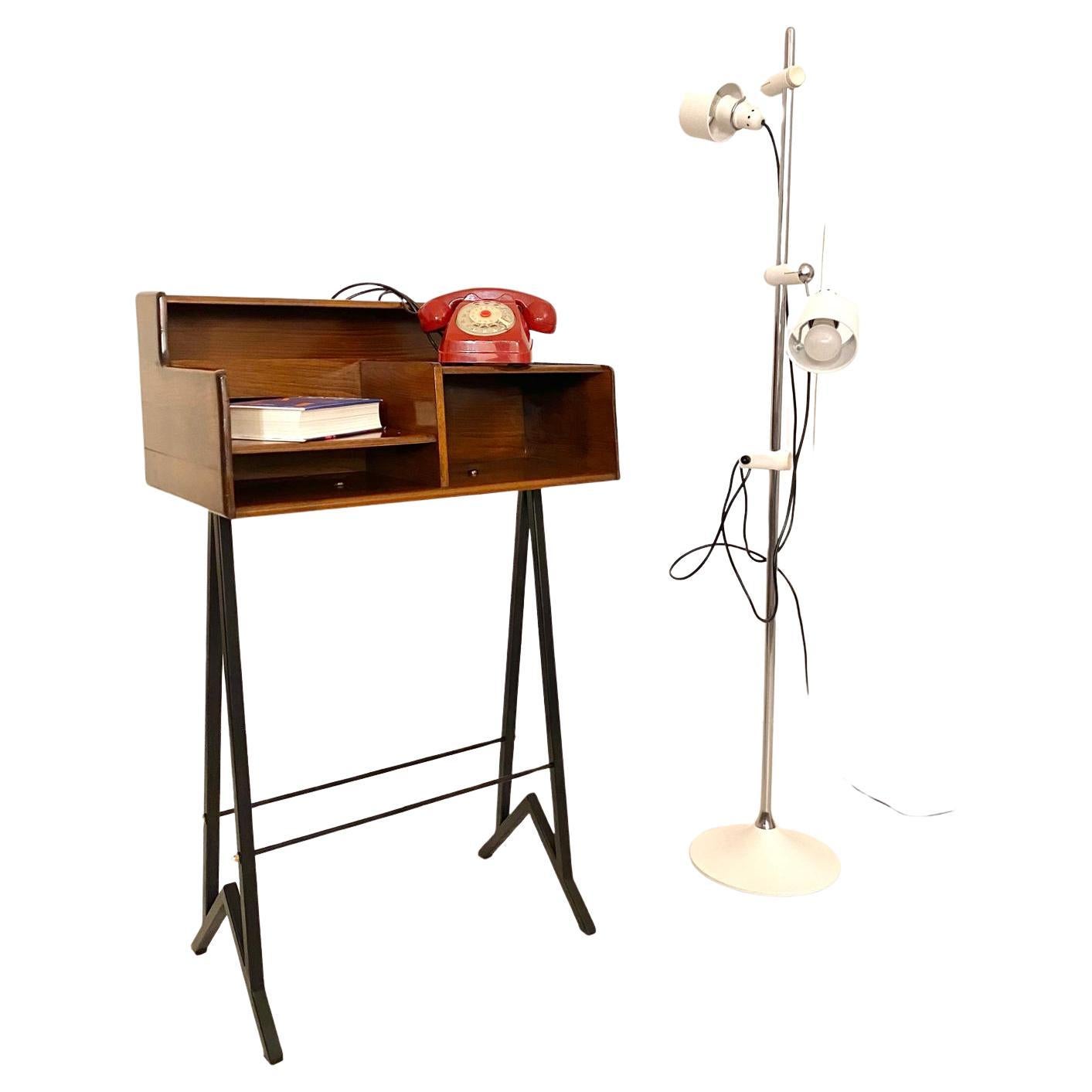 Tavolo consolle in legno vintage del Mid Century Modern, Fimsa Italia, anni '60 in vendita 5