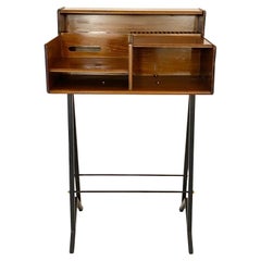 Tavolo consolle in legno vintage del Mid Century Modern, Fimsa Italia, anni '60