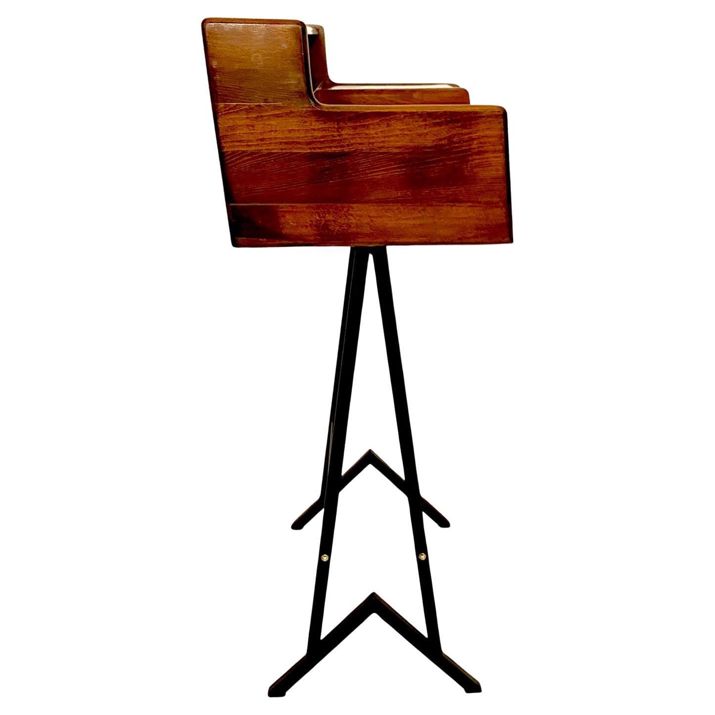 Mid-Century moderno Tavolo consolle in legno vintage del Mid Century Modern, Fimsa Italia, anni '60 in vendita