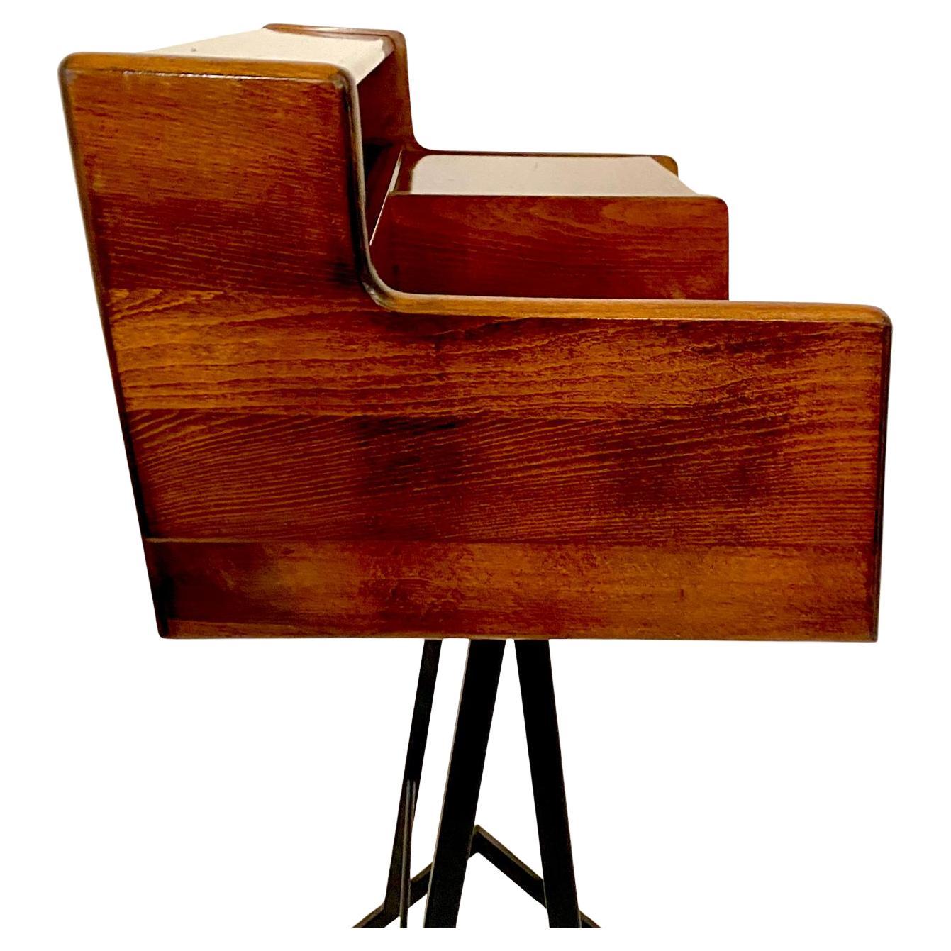 Metà XX secolo Tavolo consolle in legno vintage del Mid Century Modern, Fimsa Italia, anni '60 in vendita