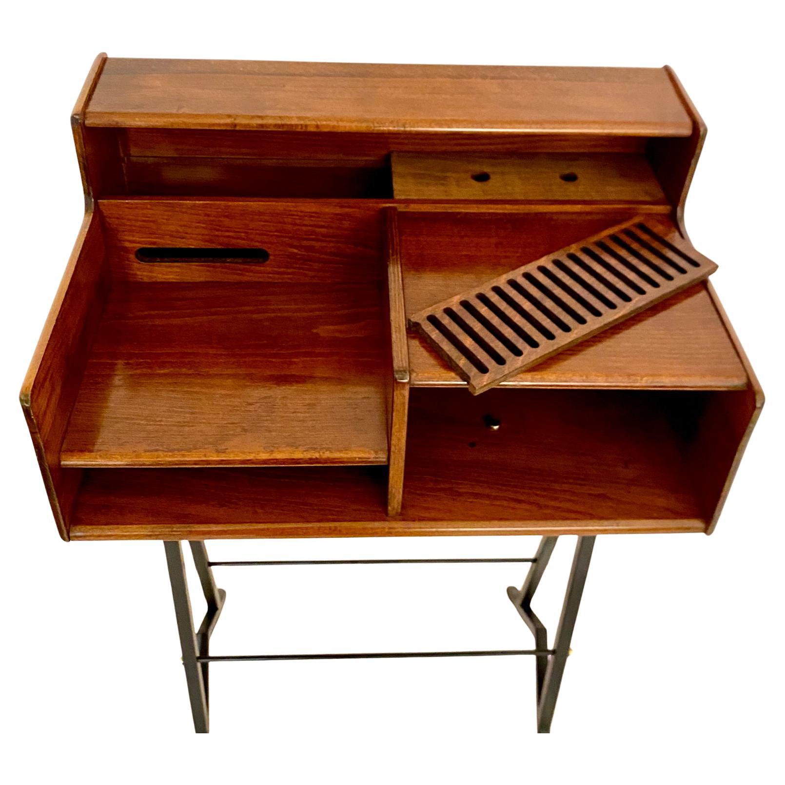 Tavolo consolle in legno vintage del Mid Century Modern, Fimsa Italia, anni '60 in vendita 1