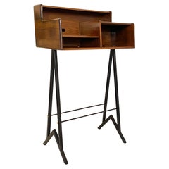 Mid Century Modern Vintage Wood Console Table, FIMSA Italy, 1960s