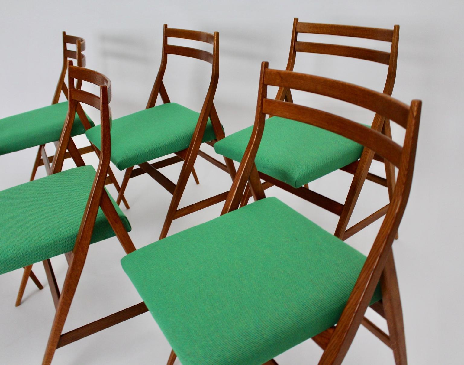 Mid-Century Modern Vintage Wood Dining Chairs Piero Bottoni Attributed, Italy For Sale 5