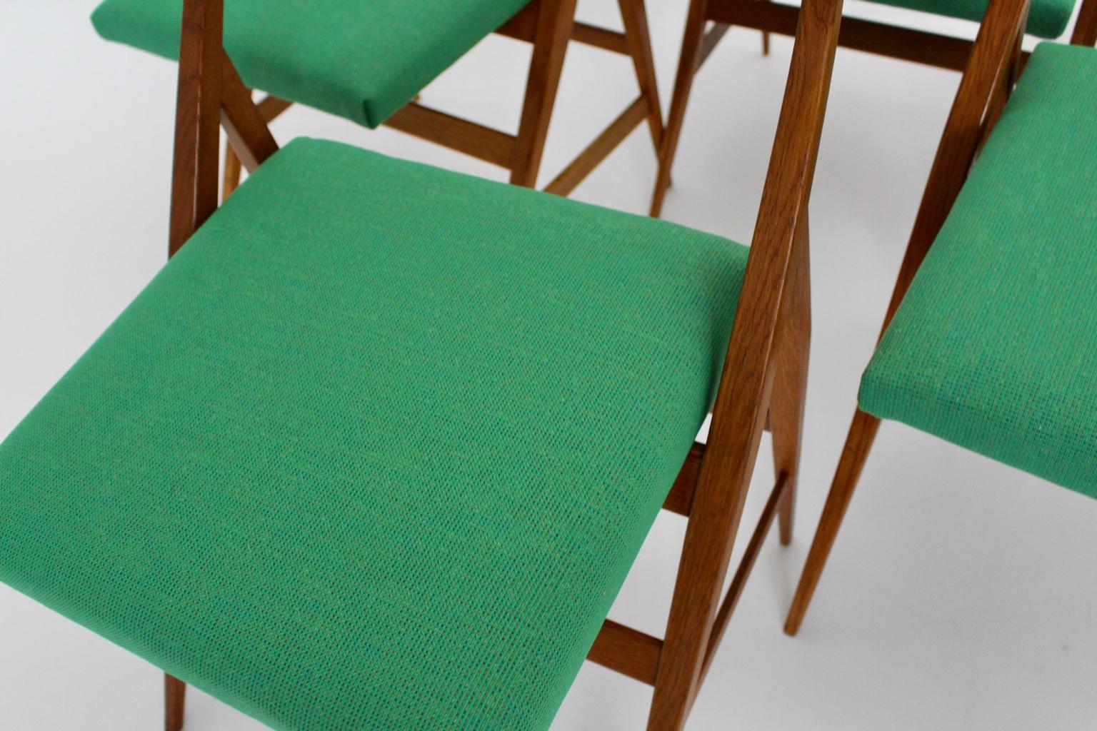 Mid-Century Modern Vintage Wood Dining Chairs Piero Bottoni Attributed, Italy For Sale 9