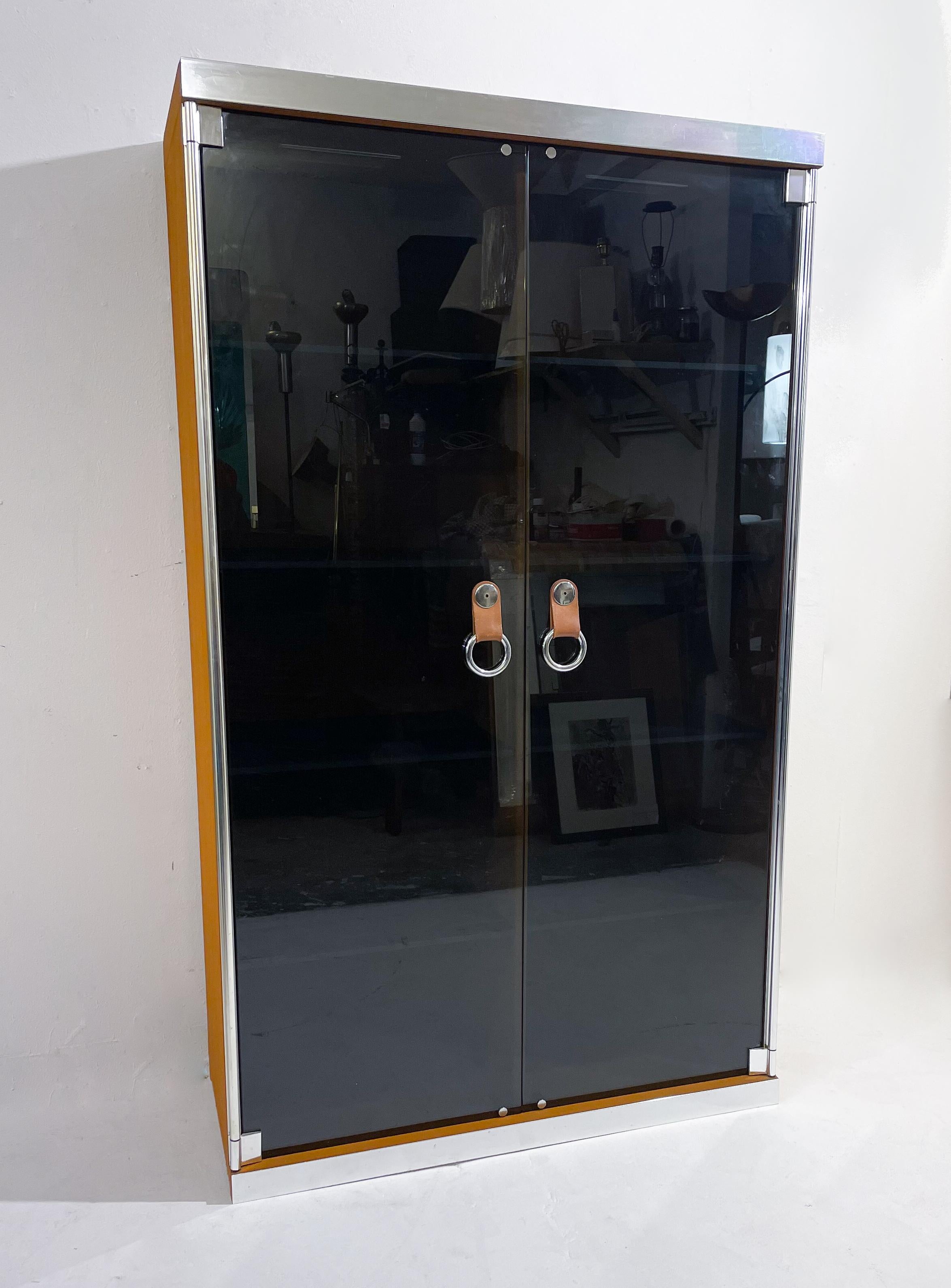 Late 20th Century Mid-Century Modern Vitrine by Guido Faleschini for Hermès, 1970s