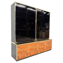 Moderne Vitrine aus der Mitte des Jahrhunderts, Willy Rizzo-Stil