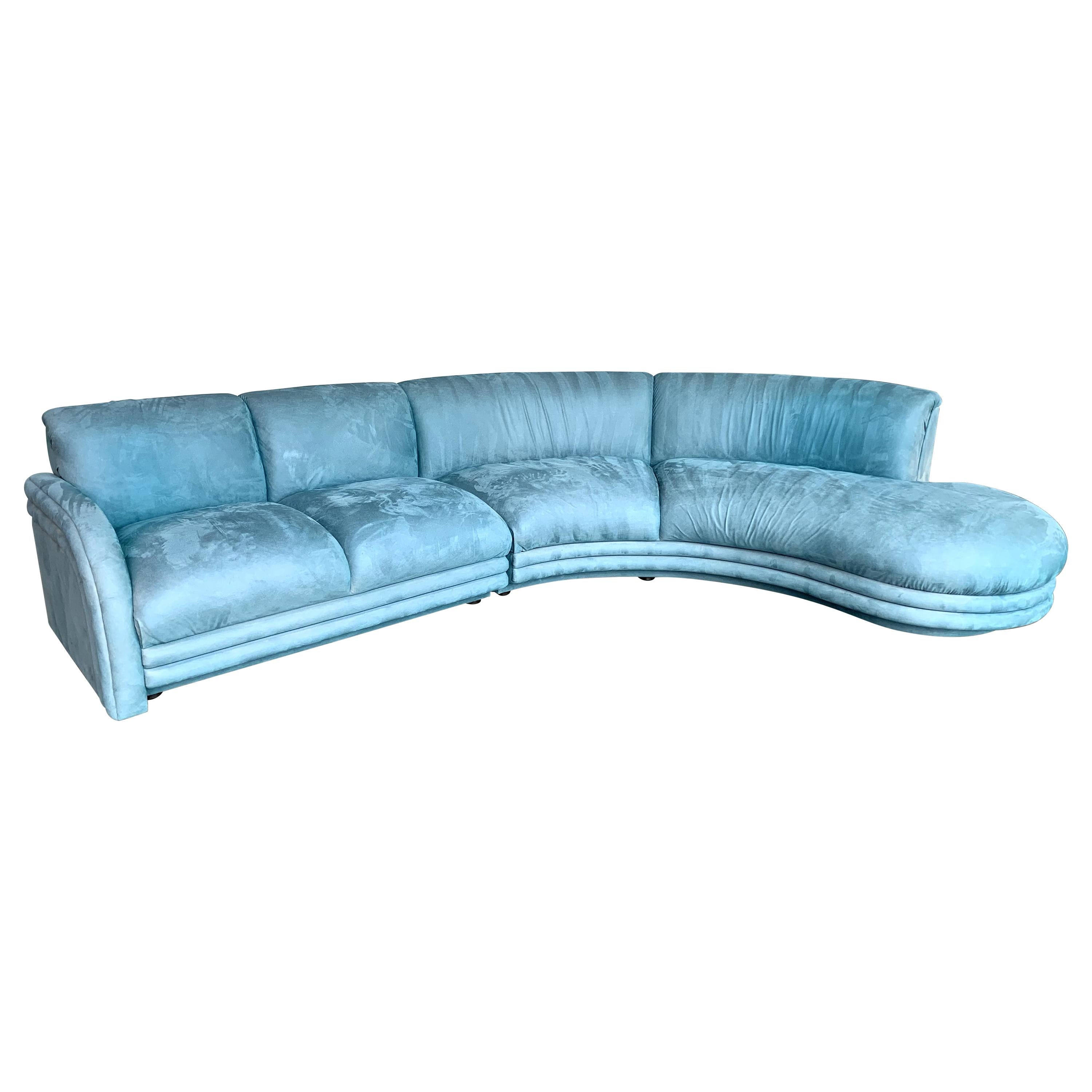 Mid-Century Modern Vladimir Kagan for Weiman Two Piece Sectional