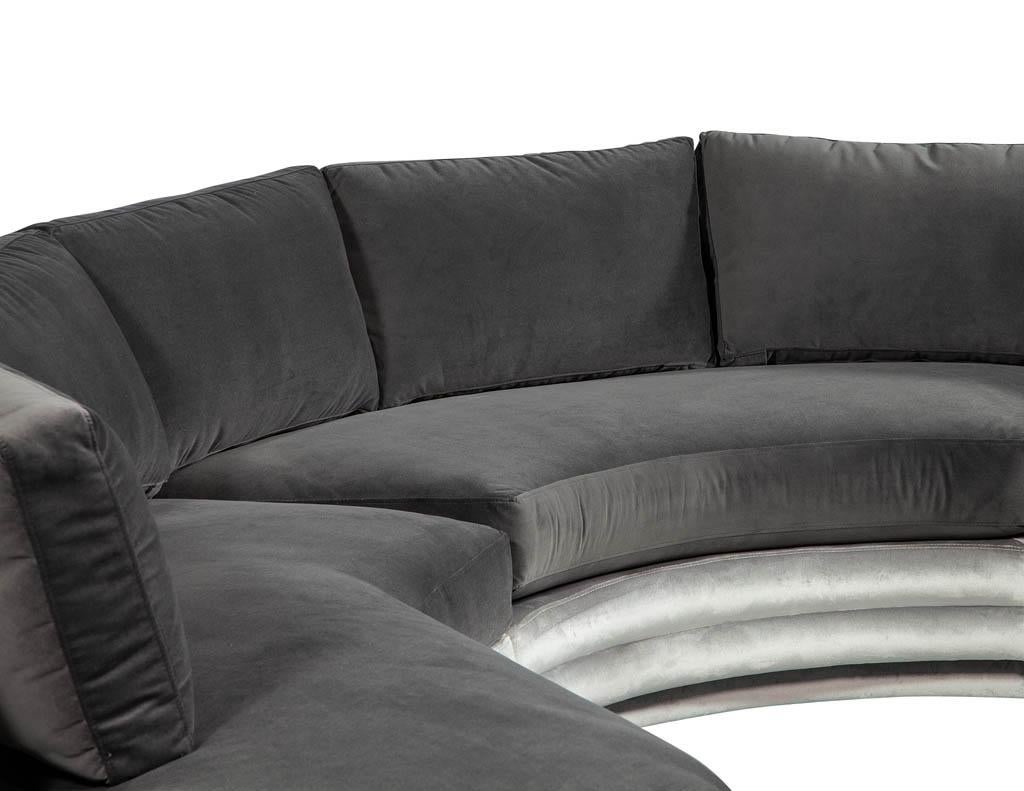 Late 20th Century Mid-Century Modern Sectional Sofa