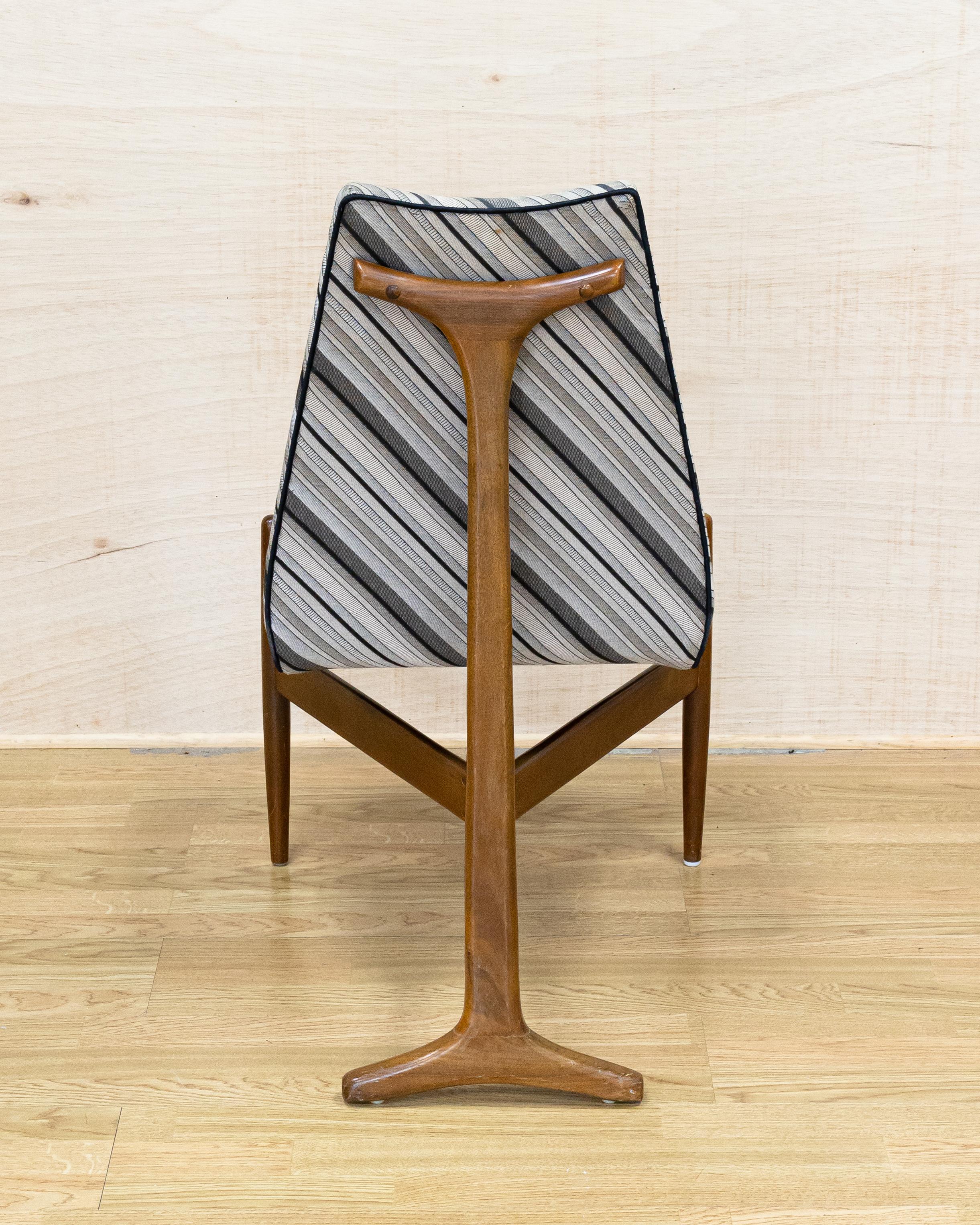 Wood Mid-Century Modern Vladimir Kagan Set of 5 Dining Chairs