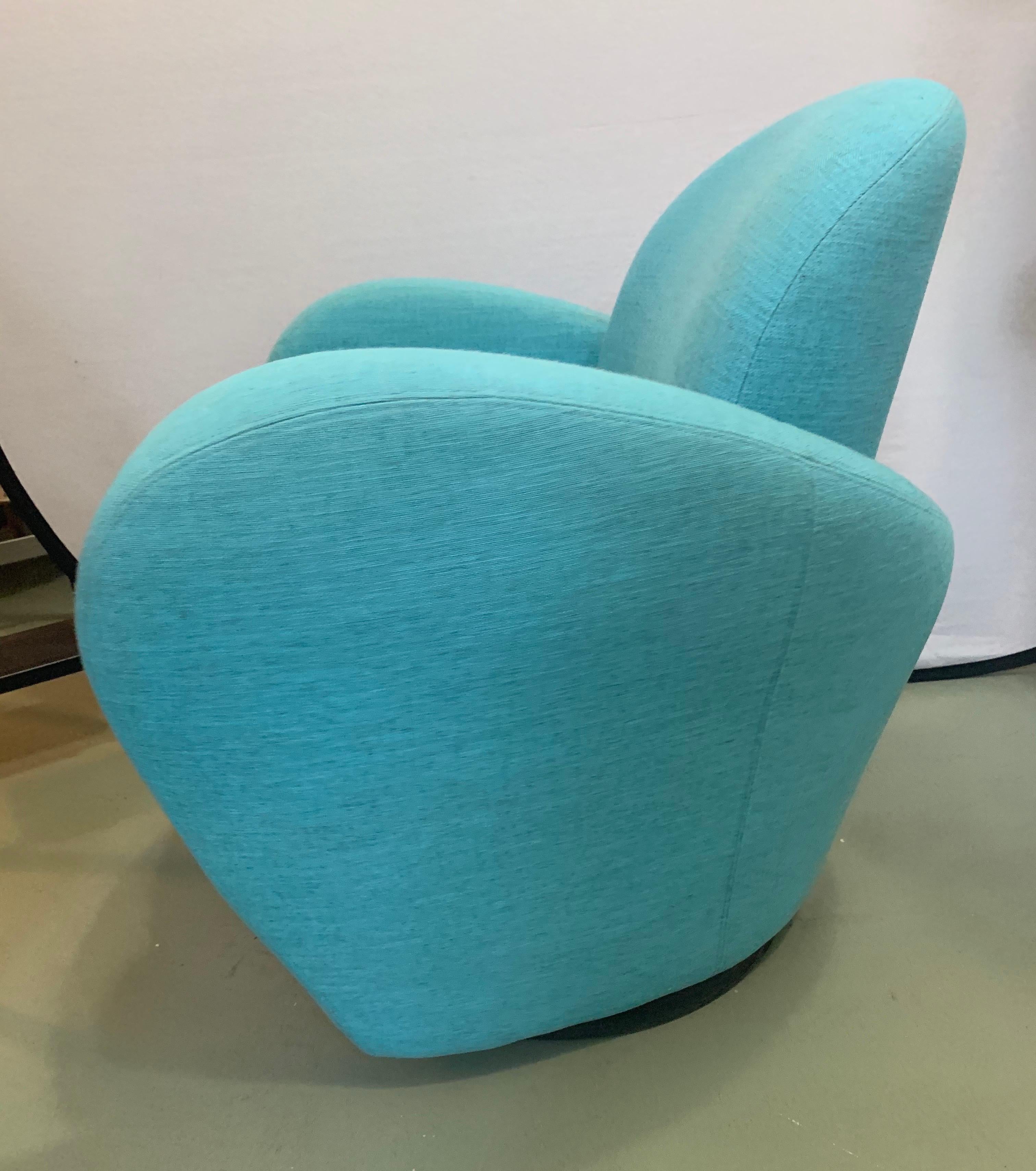 modern upholstered swivel chair