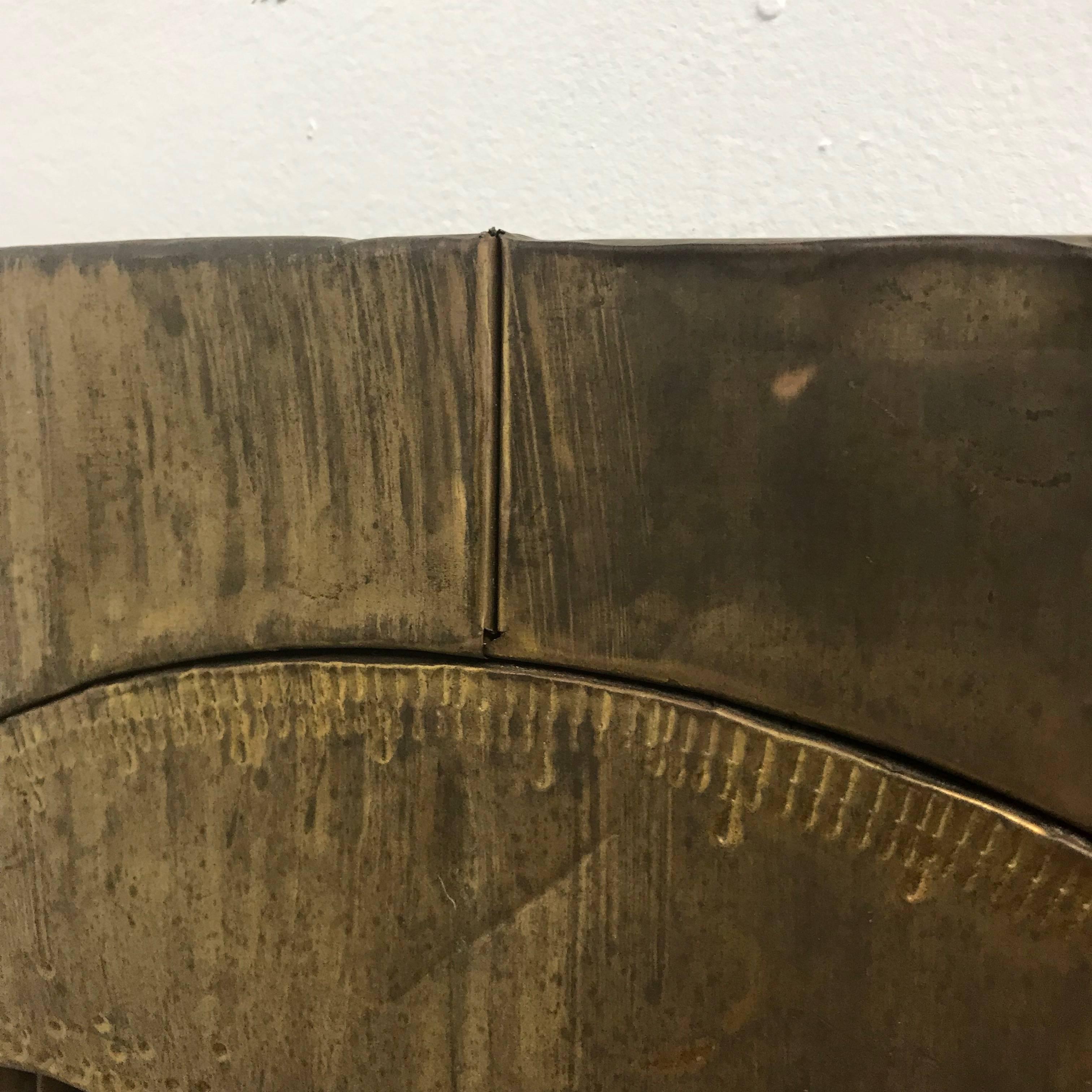 Abstrakte brutalistische Kunst aus der Jahrhundertmitte von Don Freedman (Messing)